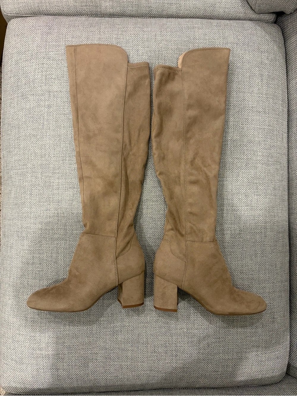 Kelly & Katie Kaza Over-the-Knee Boot, Size 6, Taupe